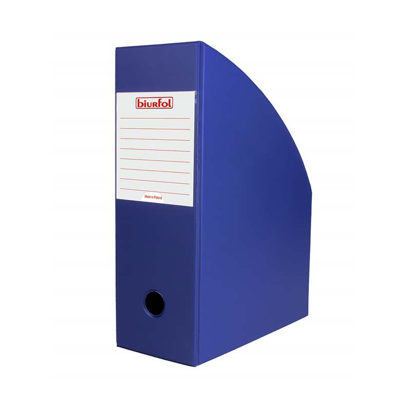 POJEMNIK NA DOKUMENTY BIURFOL A4 100MM GRANATOWY