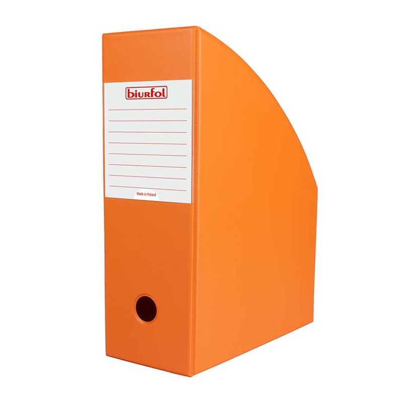 POJEMNIK NA DOKUMENTY BIURFOL A4 100MM ORANGE