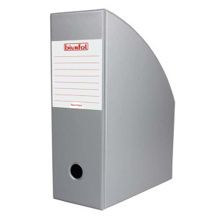 POJEMNIK NA DOKUMENTY BIURFOL A4 100MM SILVER