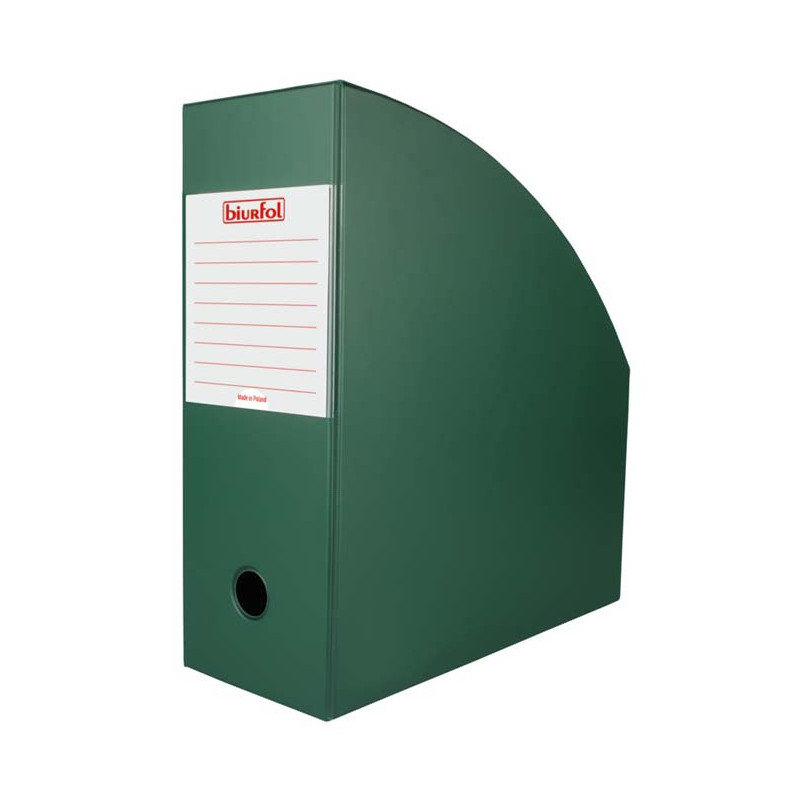 POJEMNIK NA DOKUMENTY BIURFOL A4 110MM C.ZIELEŃ