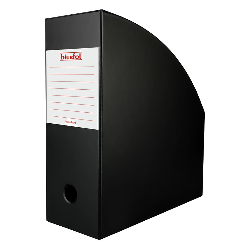 POJEMNIK NA DOKUMENTY BIURFOL A4 110MM CZARNY