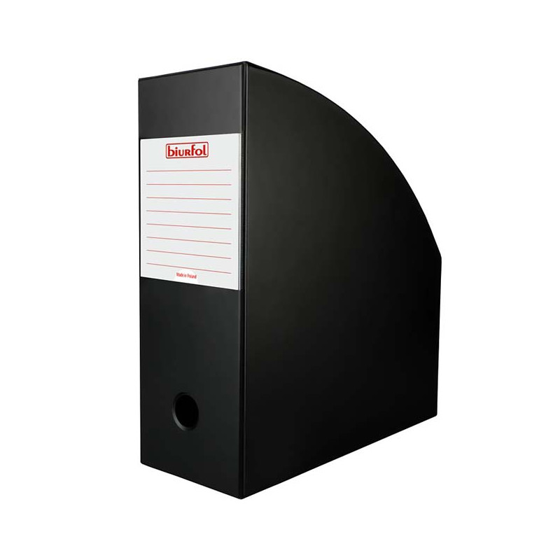 POJEMNIK NA DOKUMENTY BIURFOL A4 110MM CZARNY 