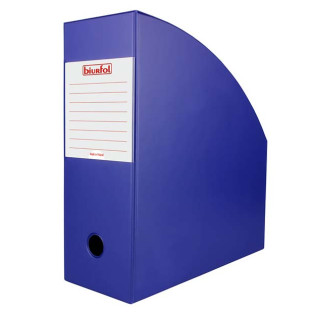POJEMNIK NA DOKUMENTY BIURFOL A4 110MM GRANATOWY
