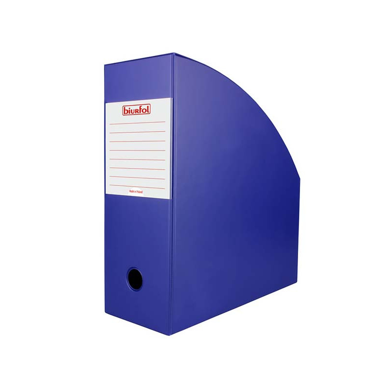 POJEMNIK NA DOKUMENTY BIURFOL A4 110MM GRANATOWY
