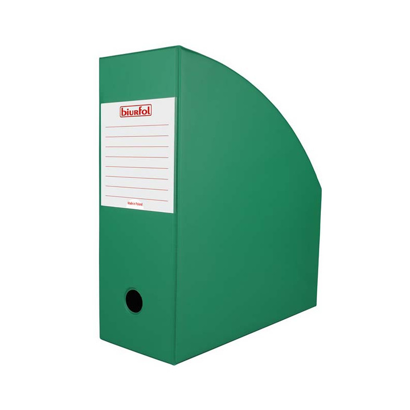 POJEMNIK NA DOKUMENTY BIURFOL A4 110MM JAS. ZIELEŃ