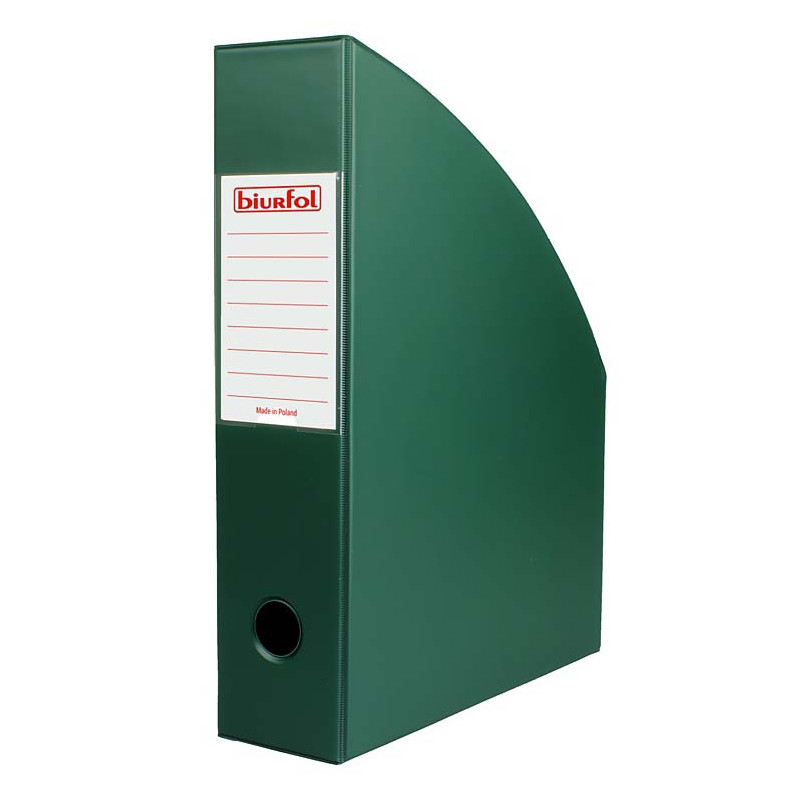 POJEMNIK NA DOKUMENTY BIURFOL A4 70MM C. ZIELEŃ 