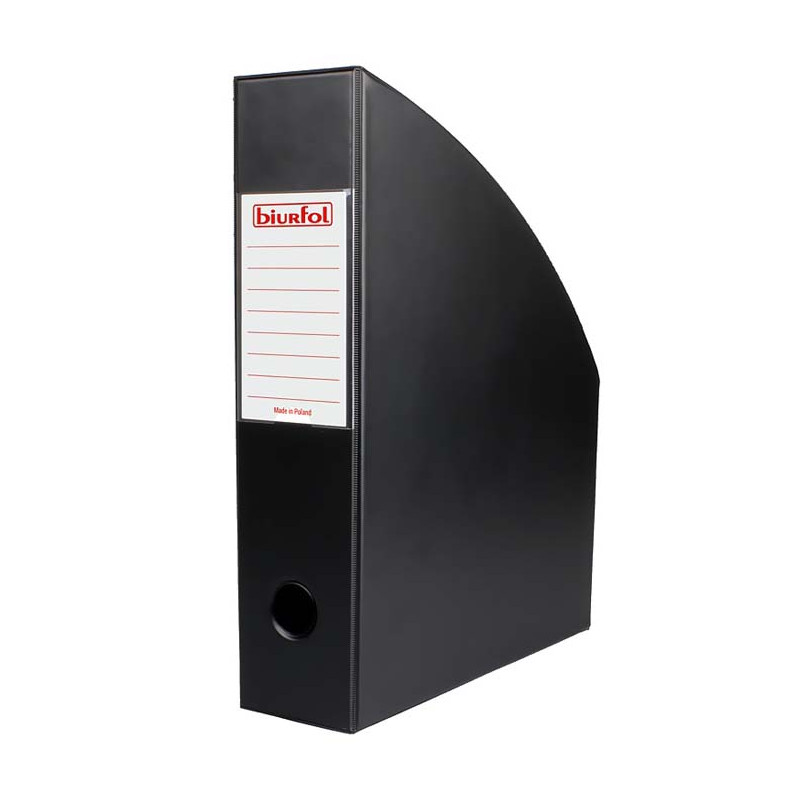 POJEMNIK NA DOKUMENTY BIURFOL A4 70MM CZARNY