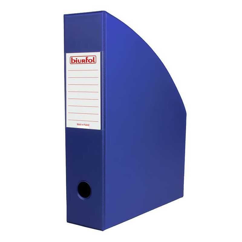 POJEMNIK NA DOKUMENTY BIURFOL A4 70MM GRANATOWY