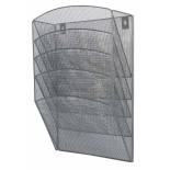 POJEMNIK Q-CONNECT NAŚCIENNY A4 SREBRNY 5 PÓŁEK