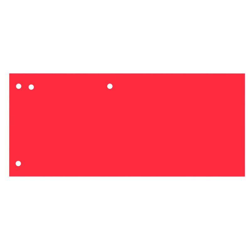 PRZEKŁADKA 1/3 A4 100 SZT. CZERWONA