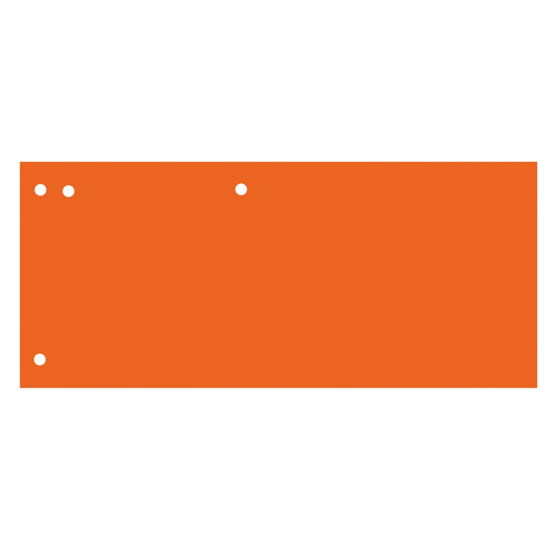 PRZEKŁADKA 1/3 A4 100 SZT. POMARAŃCZOWA