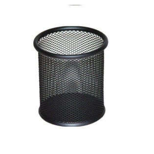 PRZYBORNIK KUBEK SIATKA CZARNY 