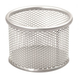 PRZYBORNIK KUBEK SIATKA SREBRNY ŚREDNI
