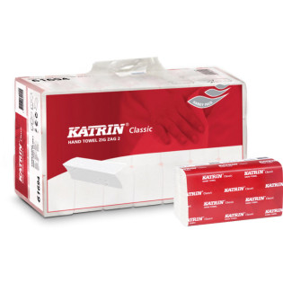 RĘCZNIK PAPIEROWY ZZ BIAŁE KATRIN 35298