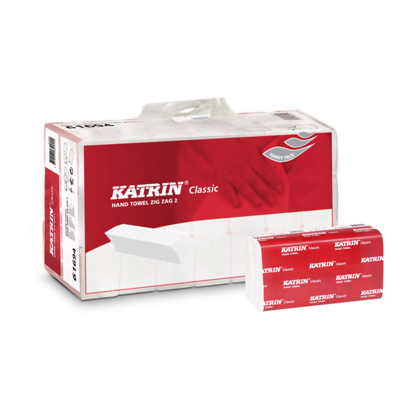 RĘCZNIK PAPIEROWY ZZ BIAŁE KATRIN 35298