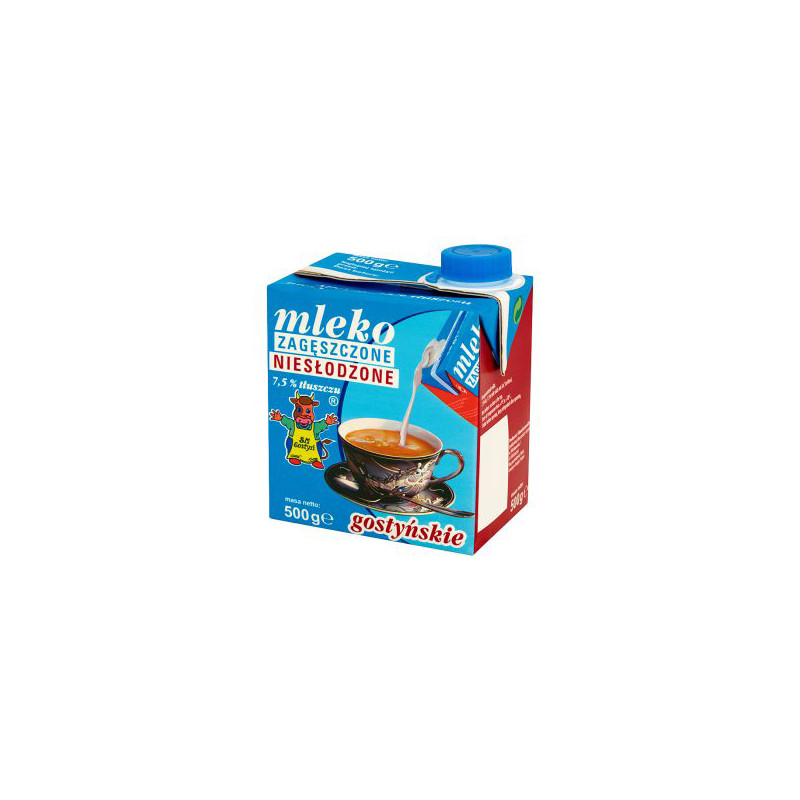 S MLEKO ZAGĘSZCZONE 500G N/SŁODZ.KARTON