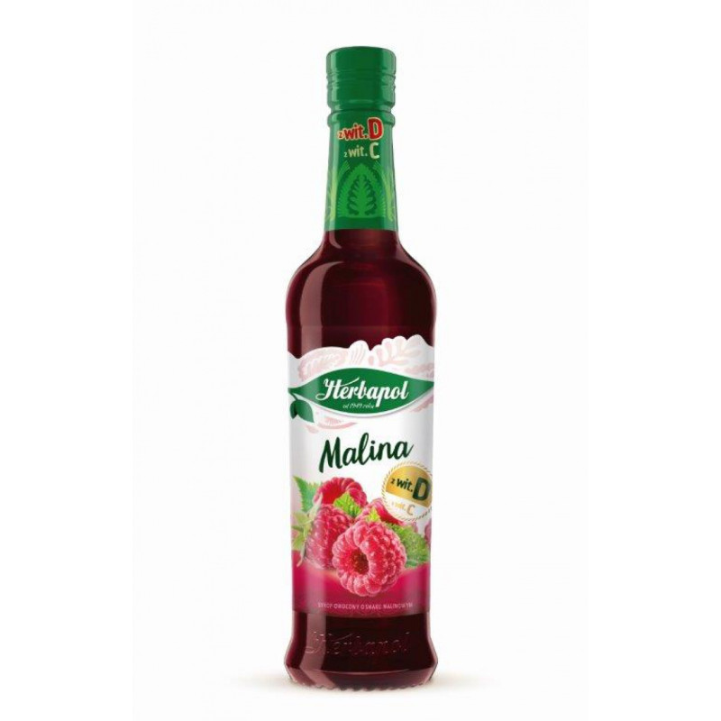 S SYROP HERBAPOL MALINA 400ML