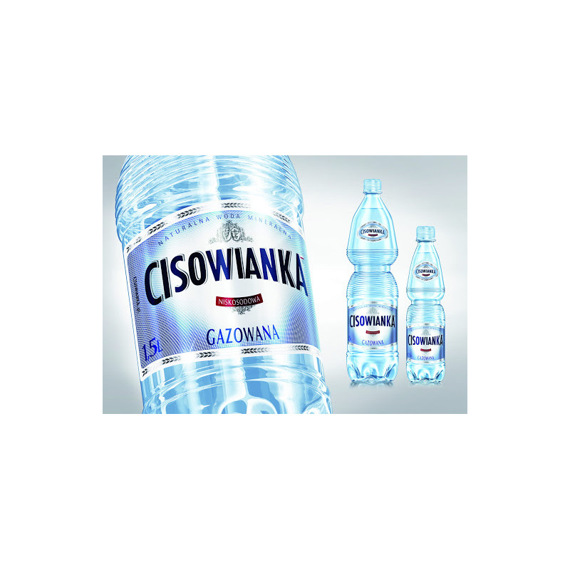 S WODA GAZOWANA 1,5L CISOWIANKA