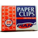 SPINACZ BIUROWY METAL. 28MM OP. 100SZT