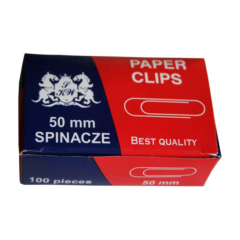 SPINACZ BIUROWY METAL. 50MM OP. 100SZT
