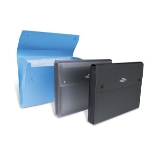 TECZKA PENTEL 13 PRZEGRÓDEK CZARNA TRANSPARENTNA