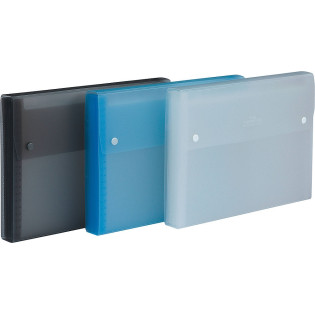 TECZKA PENTEL 13 PRZEGRÓDEK NIEBIESKA TRANSPARENT 