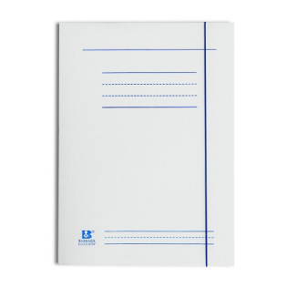 TECZKA Z GUMKĄ BARBARA A4 300G BIAŁA 