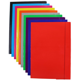 TECZKA Z GUMKĄ LAKIEROWANA ZIELONA 350 G/M2