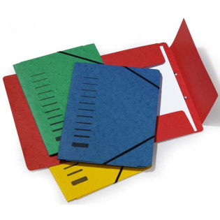 TECZKA Z GUMKĄ PRESZPAN DURABLE CZERWONA