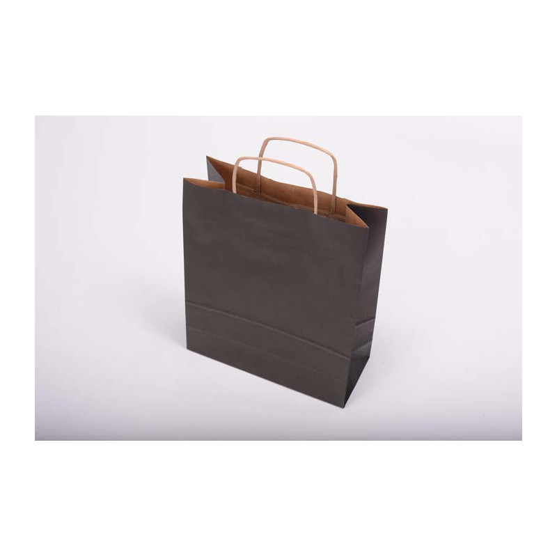 TORBA PAPIEROWA ECOBAG 240X100X320 CZARNA