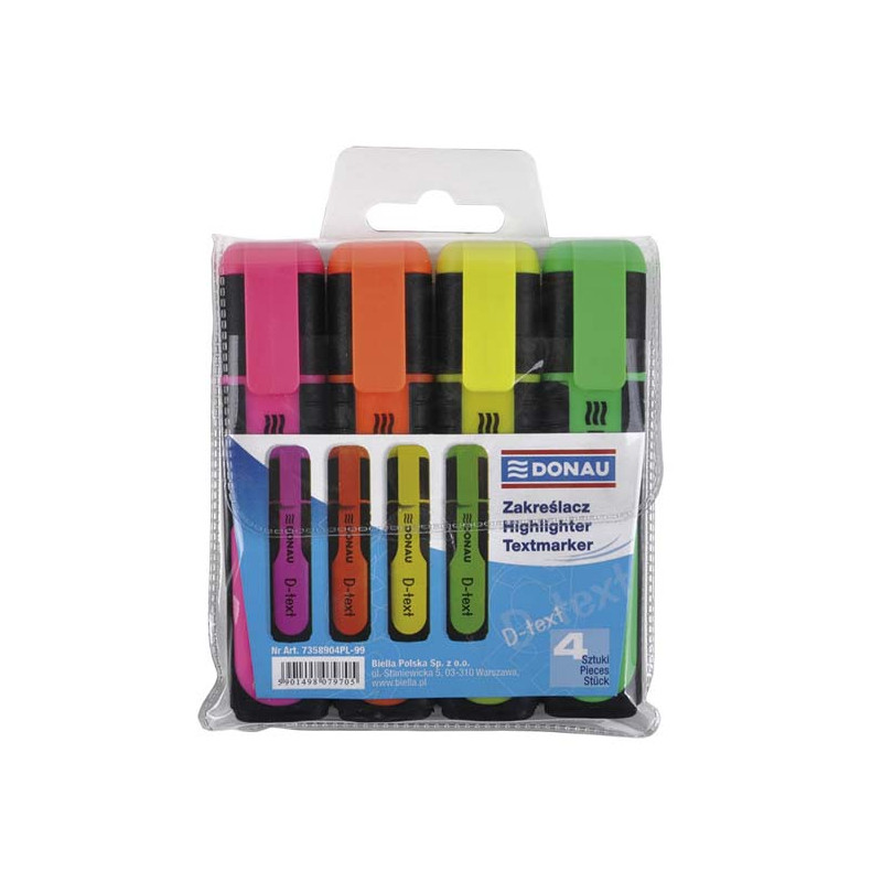 ZAKREŚLACZ DONAU KPL 4 KOL