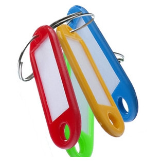 ZAWIESZKA DO KLUCZY JEDNOSTRONNA MIX OP.10SZT