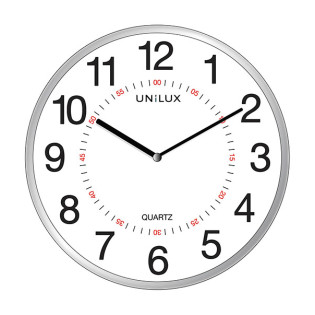 ZEGAR UNILUX ARIA SREBRNY 30,5CM