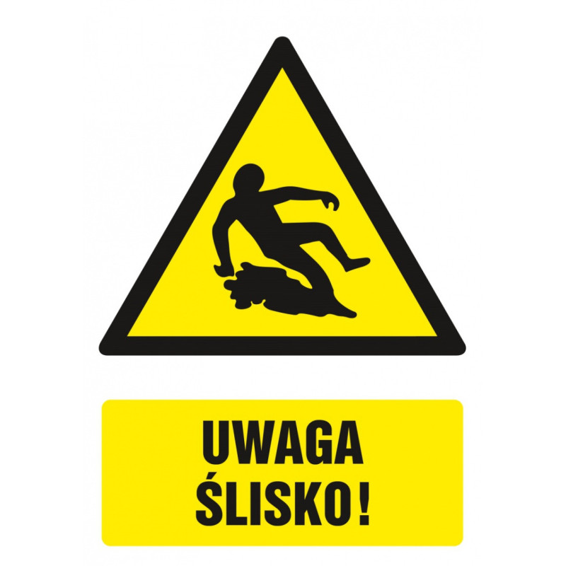 Znak TDC, Uwaga ślisko