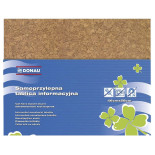 Tablica informacyjna DONAU, 58x46cm, samoprzylepna, brązowa