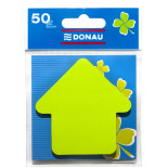 Bloczek samoprzylepny DONAU, 1x50 kart., strzałka, zawieszka, zielony