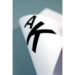 Litery samoprzylepne APLI, 10mm, czarne