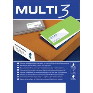 Etykiety uniwersalne MULTI 3,70x42,4mm, prostokątne, białe 100 ark.