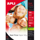 Papier fotograficzny APLI Best Price Photo Paper, A4, 140gsm, błyszczący, 100ark.