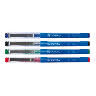 Cienkopis kulkowy DONAU D-TECH, zielony