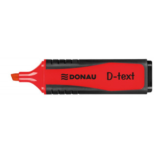 Zakreślacz fluorescencyjny DONAU D-Text, 1-5mm (linia), czerwony