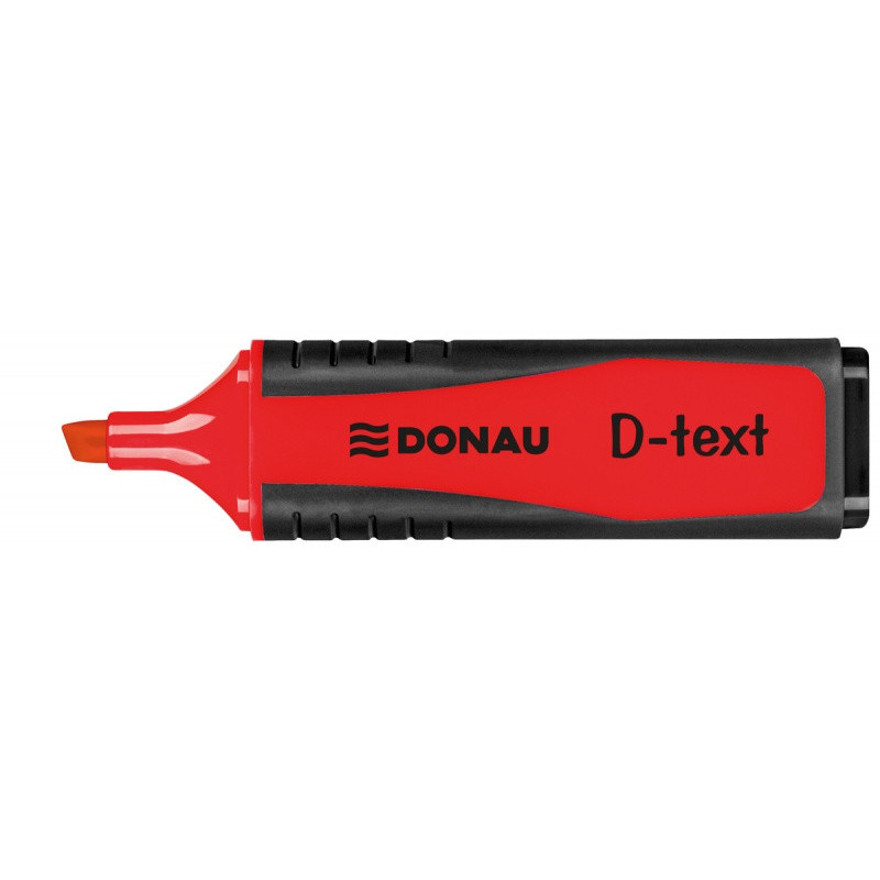 Zakreślacz fluorescencyjny DONAU D-Text, 1-5mm (linia), czerwony