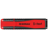 Zakreślacz fluorescencyjny DONAU D-Text, 1-5mm (linia), czerwony