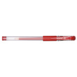 Długopis żelowy DONAU z wodoodpornym tuszem 0,5mm, czerwony