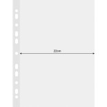 Koszulki na dokumenty DONAU, poszerzane, PP, A4, krystal, 120mikr.