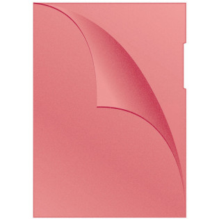 Obwoluta DONAU typu L, PP, A4, groszkowa, 120mikr., czerwona