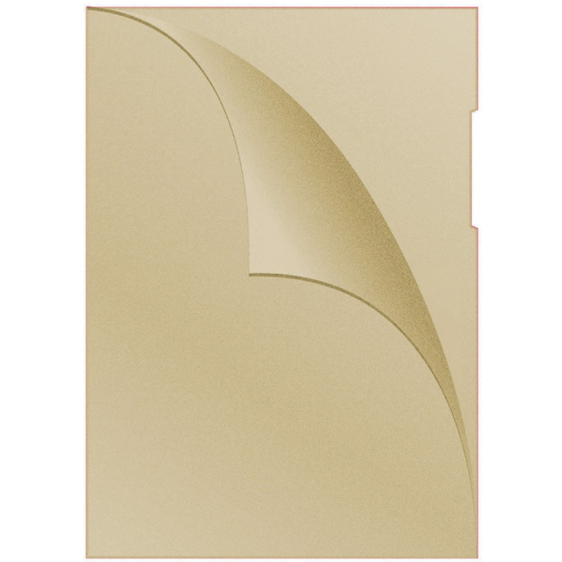 Obwoluta DONAU typu L, PP, A4, groszkowa, 120mikr., żółta