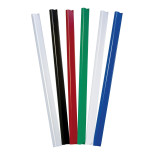 Listwa zaciskająca DONAU, PVC, A4, 10mm, do 100 kartek, transparentna