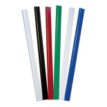 Listwa zaciskająca DONAU, PVC, A4, 10mm, do 100 kartek, niebieska