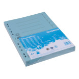 Przekładka DONAU, karton, A4, 235x300mm, 1-10, 1 karta, niebieska